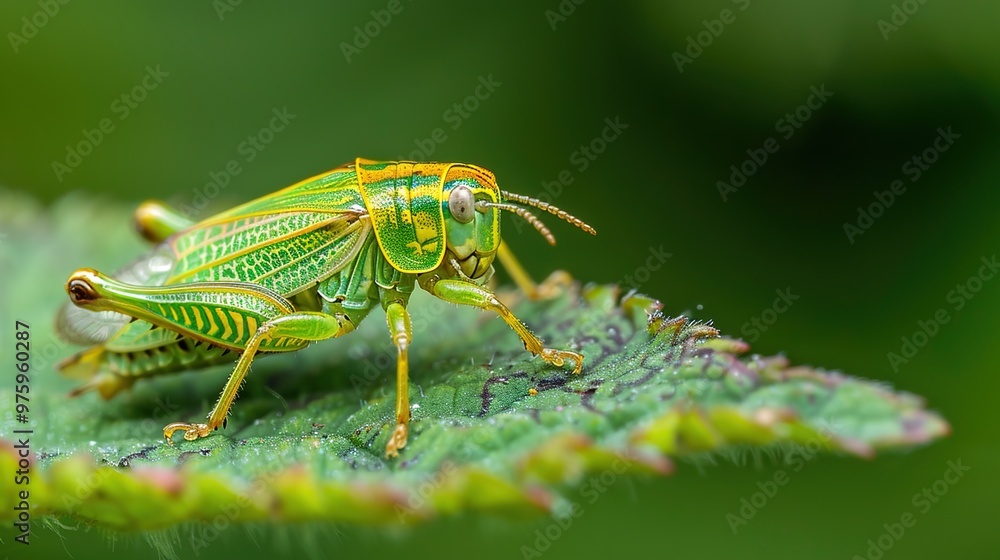 Leafhopper close up wallpaper Leafhopper close up wallpaper