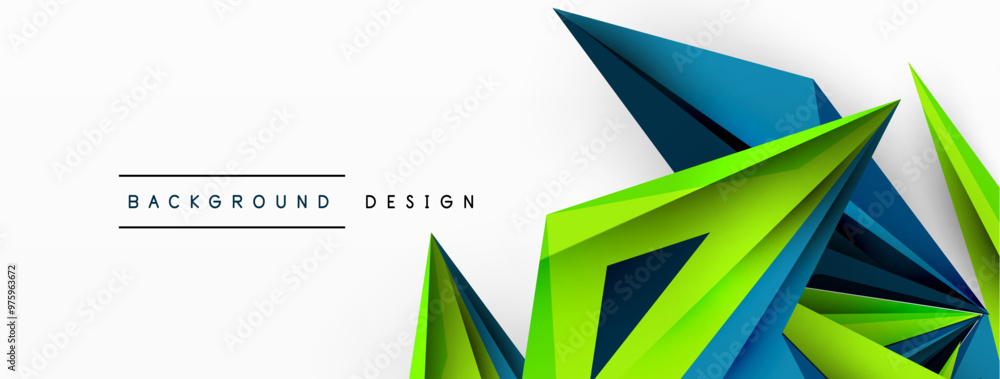 Minimal geometric abstract background. Low poly dynamic triangle design. Trendy techno business template for wallpaper, banner, background or landing Minimal geometric abstract background. Low poly dynamic triangle design. Trendy techno business template for wallpaper, banner, background or landing