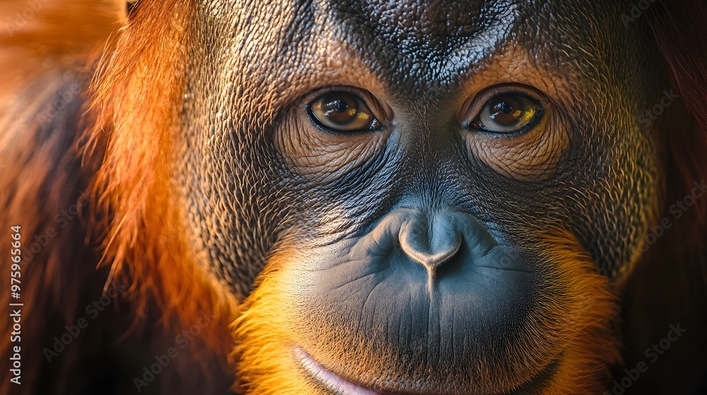 Captivating Portrait of an Intelligent Primate in its Natural Habitat Captivating Portrait of an Intelligent Primate in its Natural Habitat