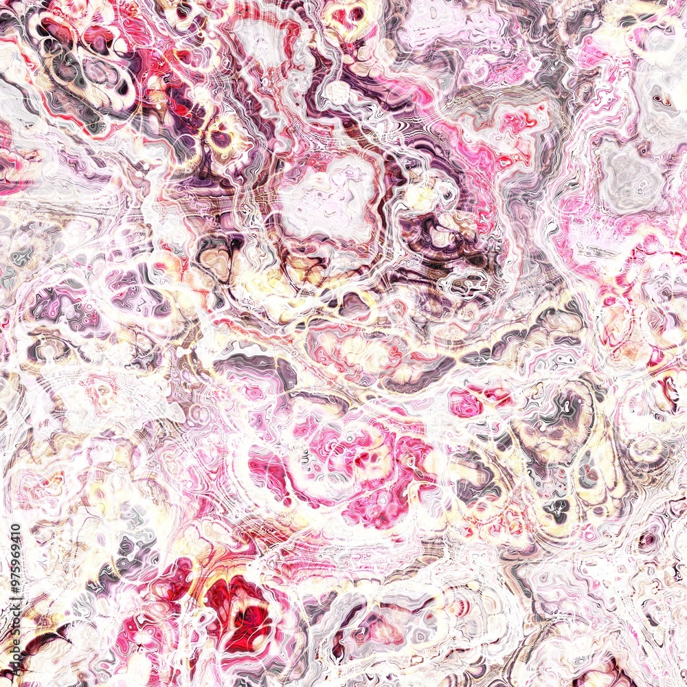 Obraz premium Abstract Marble texture. Fractal digital Art Background. High Resolution. Pink marble texture. Can be used for background or wallpaper