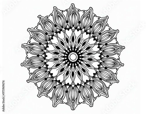 Digital Mandala Art: Procreate, Adobe Illustrator, Graphic Design photo