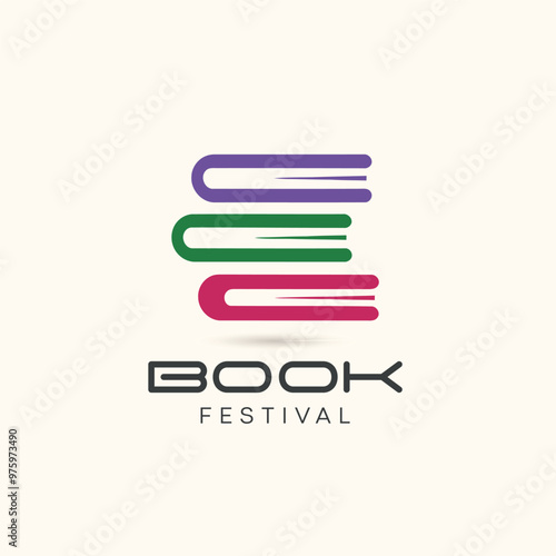 Education logo. Open book symbol. Book icon vector. open book logo. ebook icon vector template 