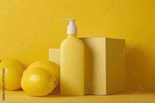 bottle with yellow liquid