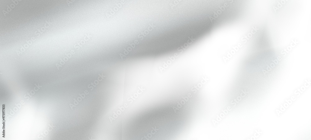 Naklejka premium An abstract background with an organic shadow cast over a white textured wall