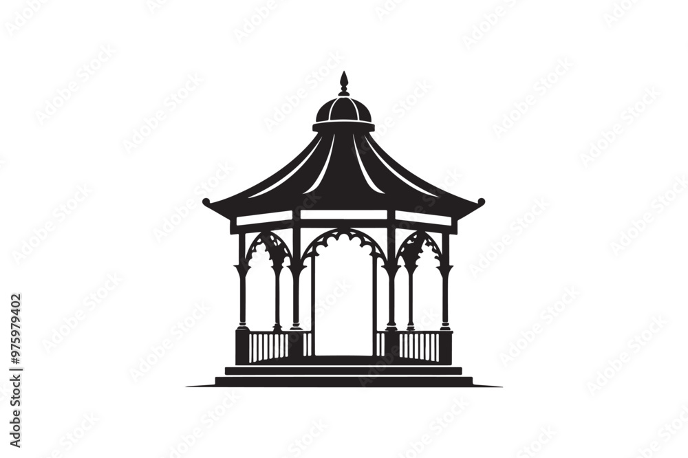 Pavilion silhouette vector illustration, Pavilion silhouette vector, Pavilion silhouette PNG Pavilion silhouette vector illustration, Pavilion silhouette vector, Pavilion silhouette PNG