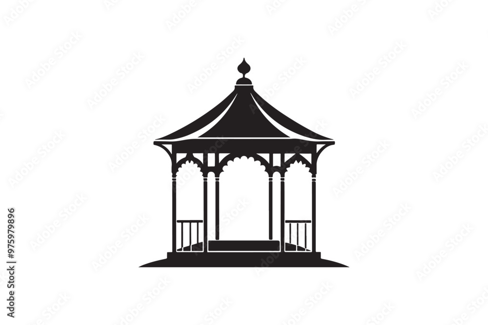 Pavilion silhouette vector illustration, Pavilion silhouette vector, Pavilion silhouette PNG Pavilion silhouette vector illustration, Pavilion silhouette vector, Pavilion silhouette PNG