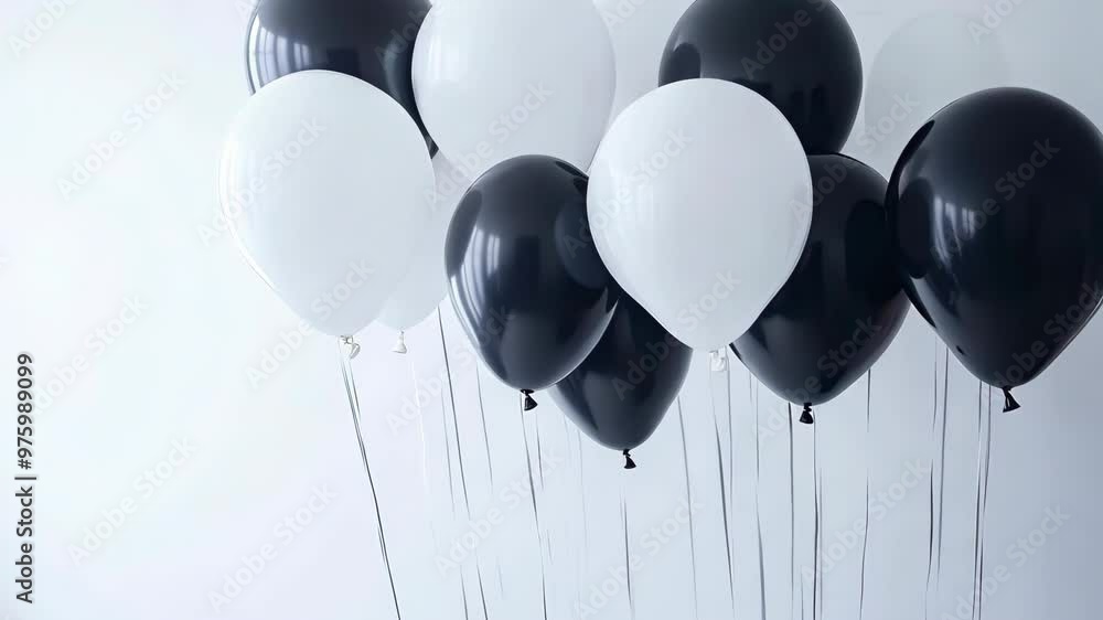 Festive Celebration Background with Balloons