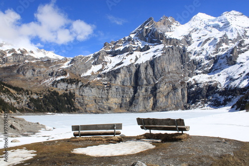 Oeschinen lake-Switzerland photo