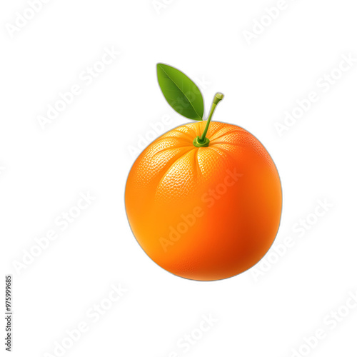 Chinese Mandarin Vector Isolated in White