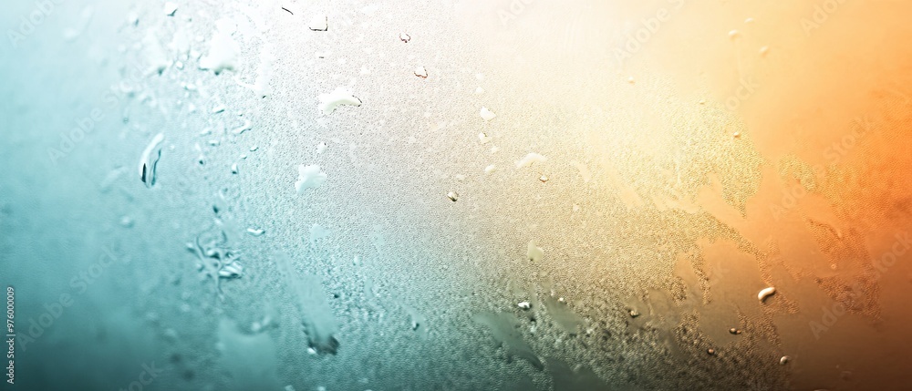 Obraz premium Frosted glass texture with a translucent surface diffusing light in a subtle gradient modern minimal aesthetic