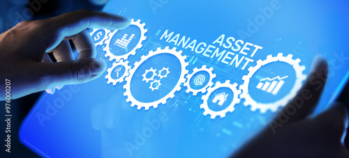 Bild auf Leinwand Asset management Financial Property Digital software assets SAM DAM