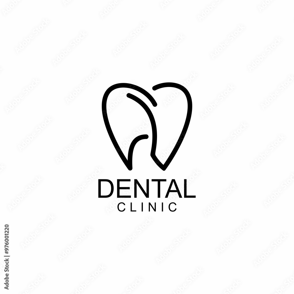LINE ART DENTAL LOGO DESIGN LINE ART DENTAL LOGO DESIGN