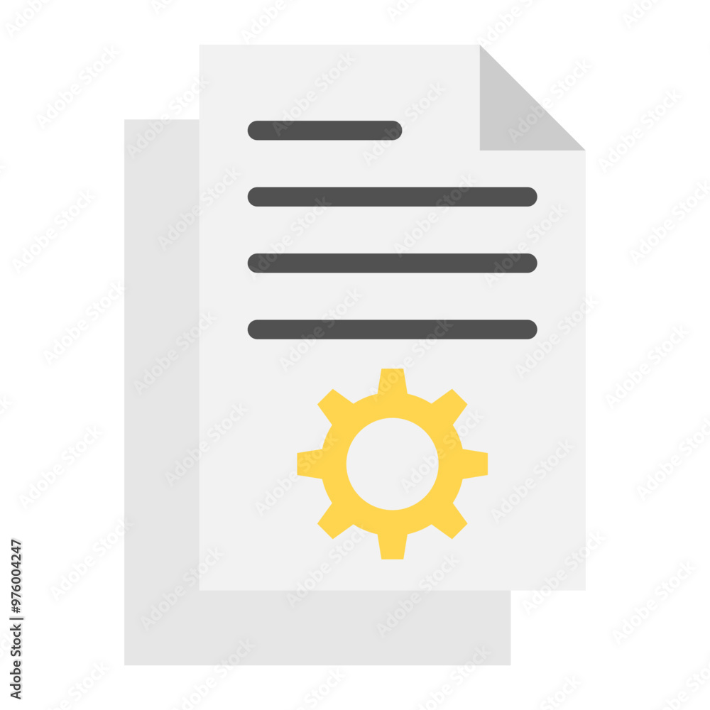 Project management icon with flat style Project management icon with flat style