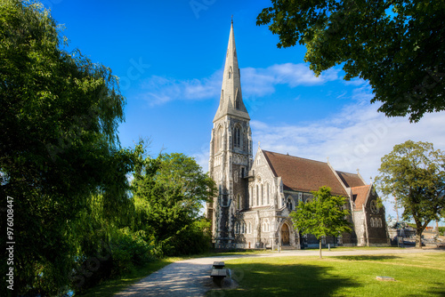 St Alban’s Church, Also Reffered to as The English Church, in Copenhagen, Denmark photo