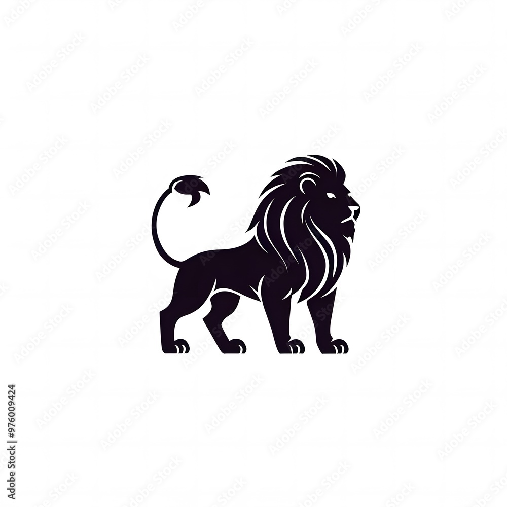 silhouette lion silhouette lion