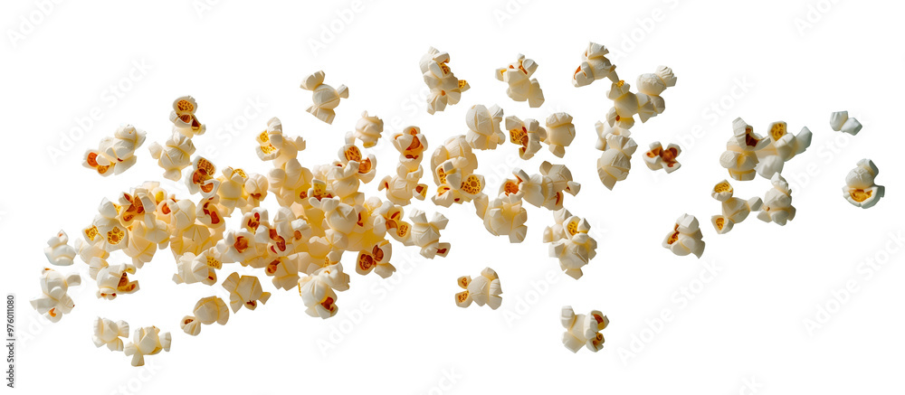 Creative food template. Popcorn corn kernel grains falling flying flow fall fly levitate scattered on transparent cutout PNG. Mockup for artwork graphic design
Creative food template. Popcorn corn kernel grains falling flying flow fall fly levitate scattered on transparent cutout PNG. Mockup for artwork graphic design