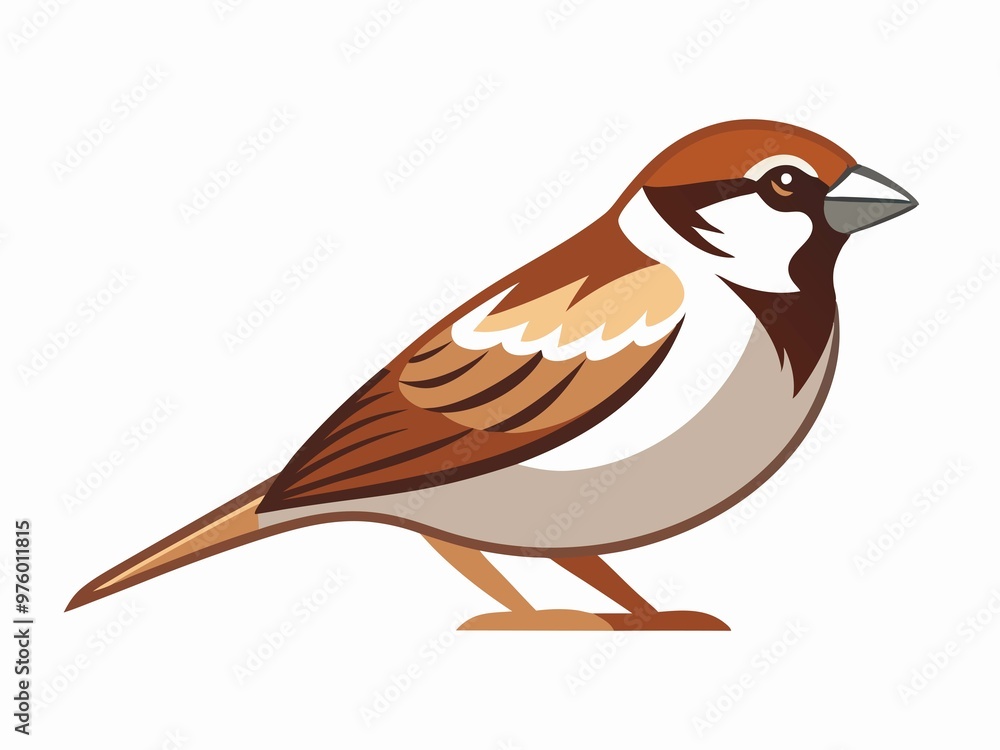 bird of the passerine family on a white background
bird of the passerine family on a white background