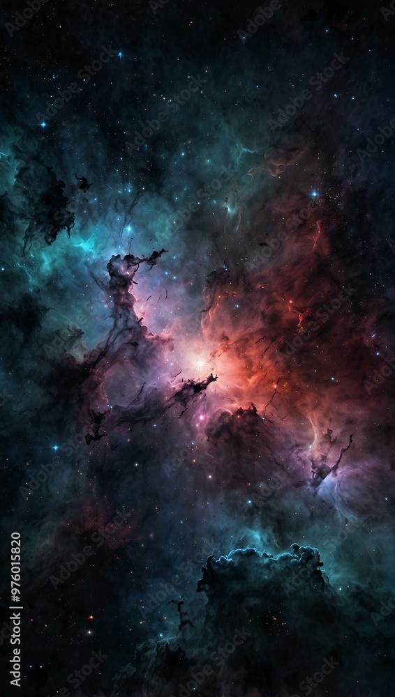 Abstract nebula in outer space. Abstract nebula in outer space.