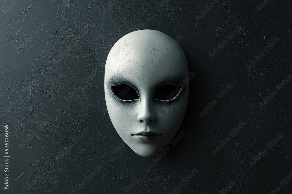 The Mask of Mystery A Haunting Portrait of Concealed Identity. The Mask of Mystery A Haunting Portrait of Concealed Identity.