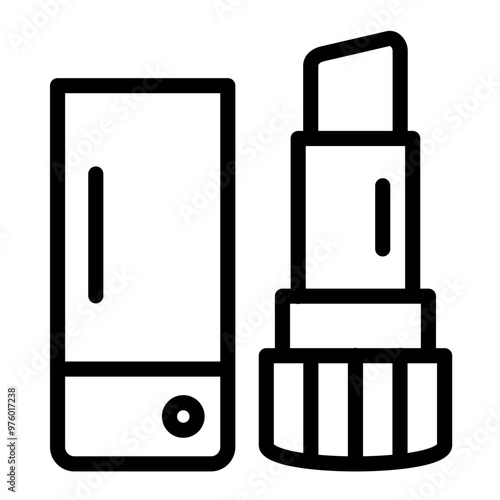 Lip balm vector icon style