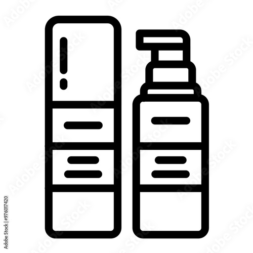 Face primer vector icon style