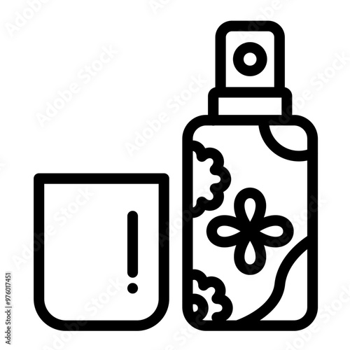Face moisturizer vector icon style