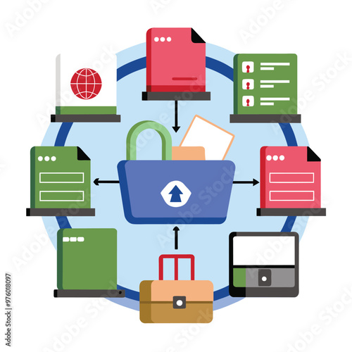 Files are securely transferred in encrypted form between multiple devices and storage formats ensuring data protection and privacy during the exchange