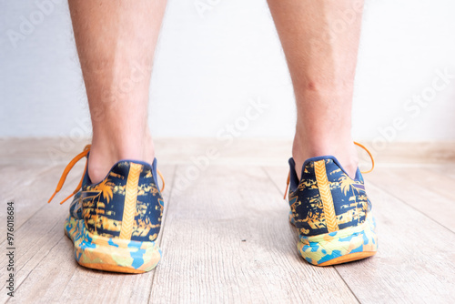 Close-Up of Excessive Foot Pronation - Concept of Proper Footwear Selection