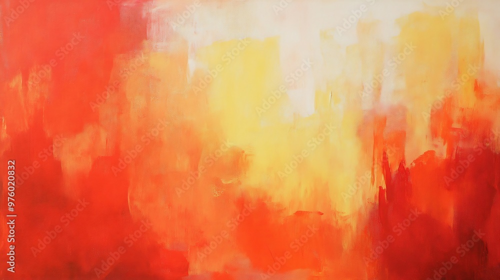 Abstract Painting of Warm Colors Abstract Painting of Warm Colors