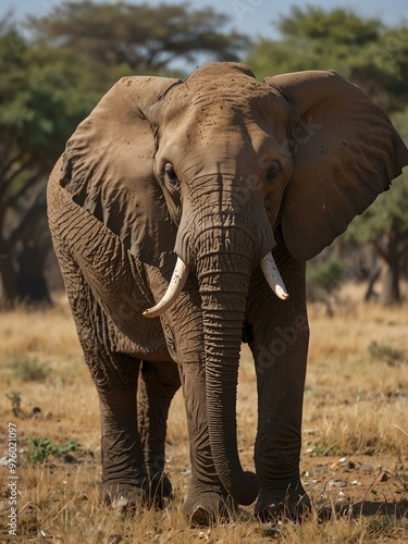 African elephant (Loxodonta africana).