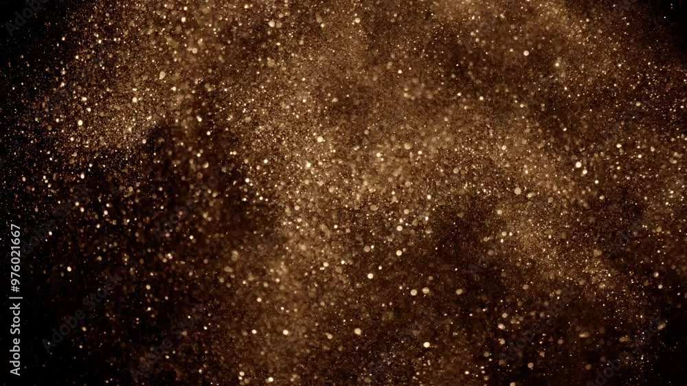 Animation of flickering particles on a black background Animation of flickering particles on a black background