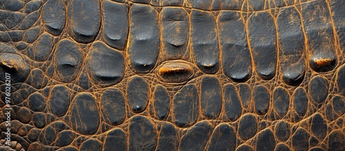 Crocodile leather background photo