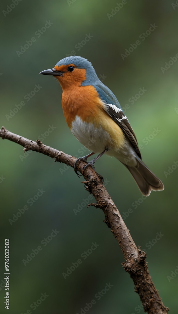Bird perched on a branch. Bird perched on a branch.