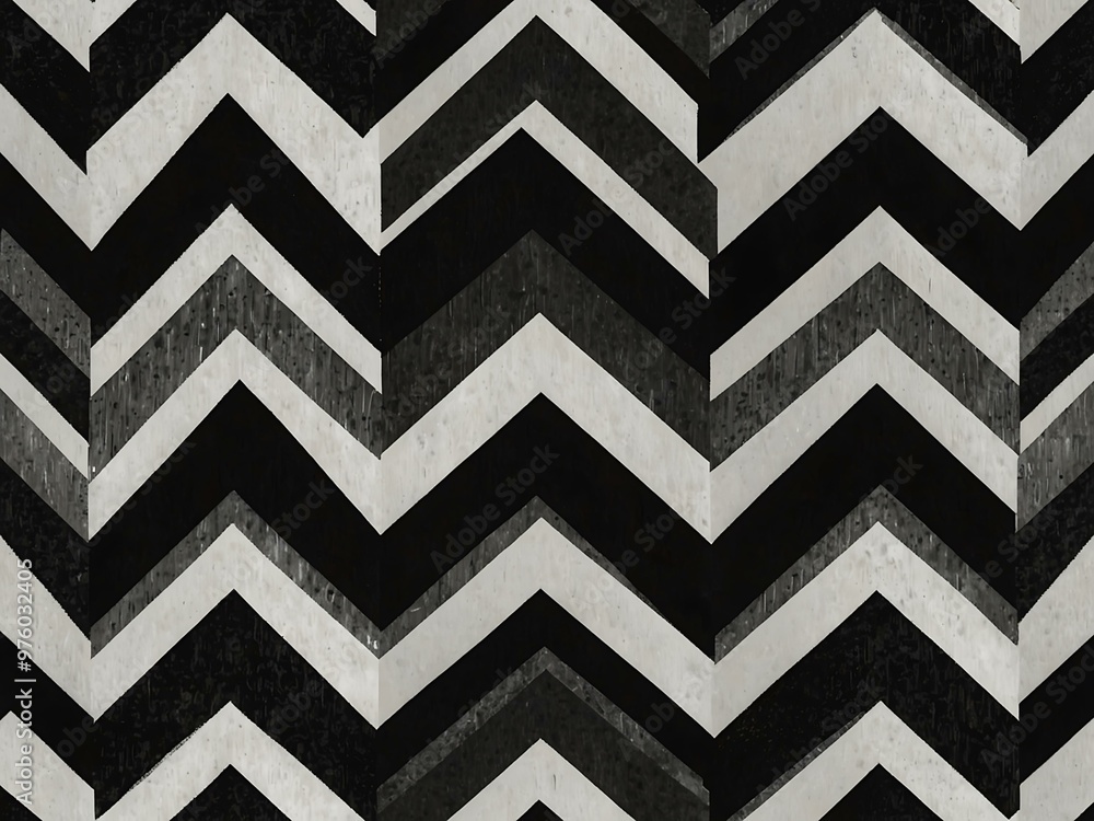 Black and white chevron pattern. Black and white chevron pattern.
