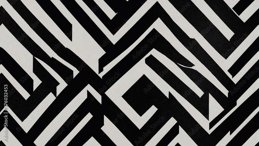 Black and white chevron pattern. Black and white chevron pattern.