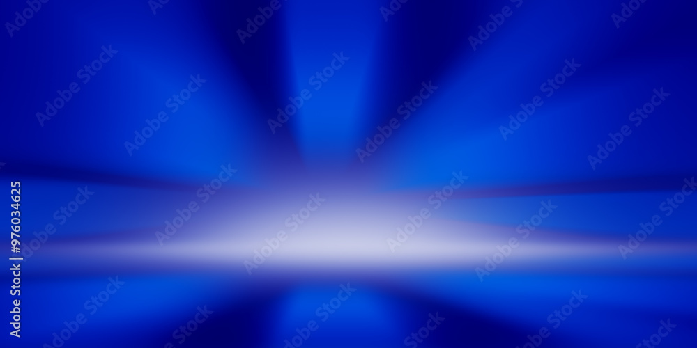 Obraz premium abstract background with rays, bright blue rays of light on a dark background, triumphant rays on a dark blue background
