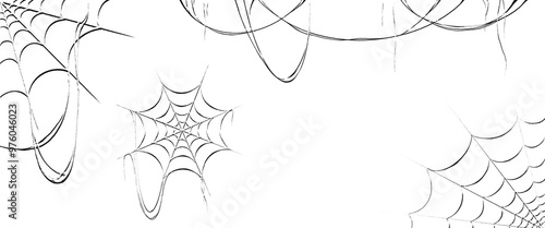 Bild auf Leinwand spider web