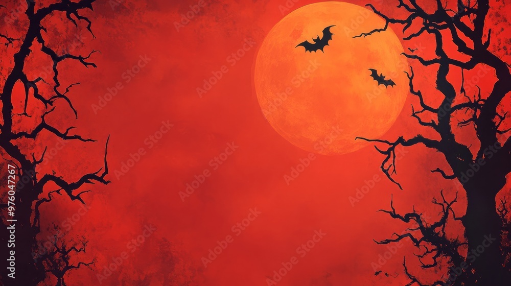 Halloween background design materials Halloween background design materials
