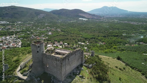 Avella old castle ruins, italy photo