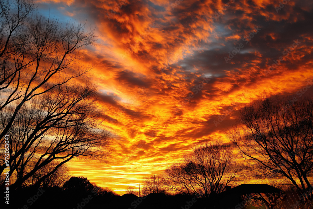 Obraz premium Summer Sunset Sky