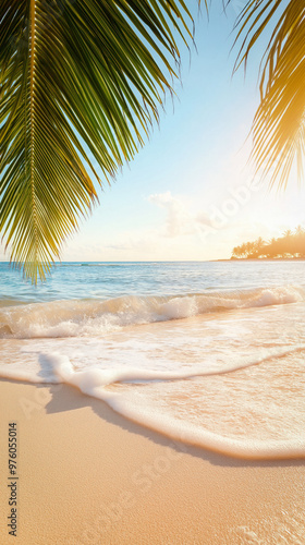 Tropical Paradise Sunset