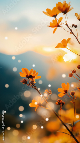 Wild Nature At Sunset