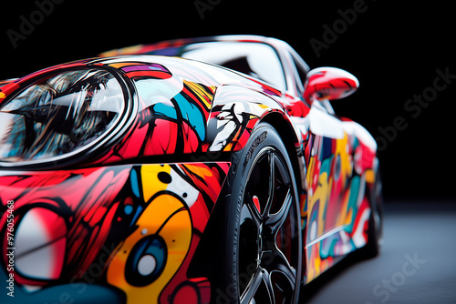 Airbrush, tattoos, stickers for cars. Car tuning , tattoos with car images 