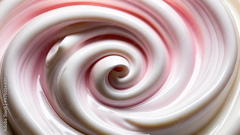 Abstract creamy swirl pattern, gray and pink tones. Abstract creamy swirl pattern, gray and pink tones.
