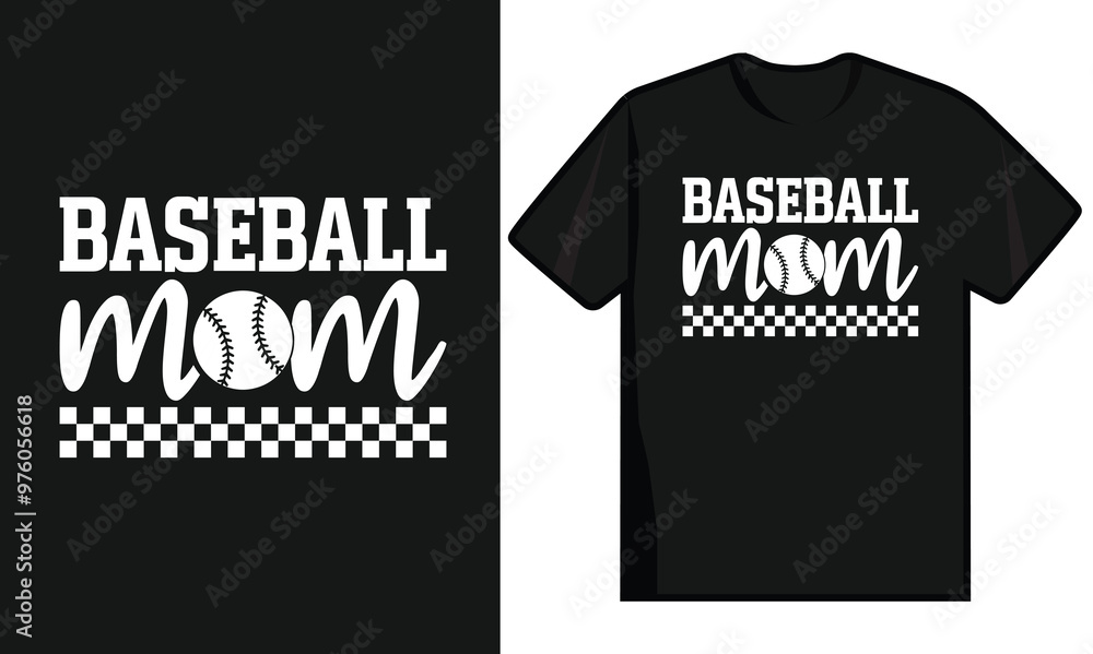 Baseball Mom T Shirt Design