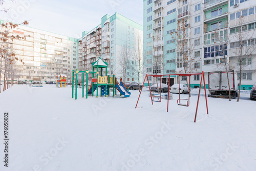 Wallpaper Mural children's playground on the territory of an apartment building Torontodigital.ca