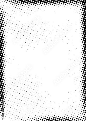 abstract gradient halftone dots background Pop art Abstract Black Comic Wall Pattern on White Vintage Noise Vector