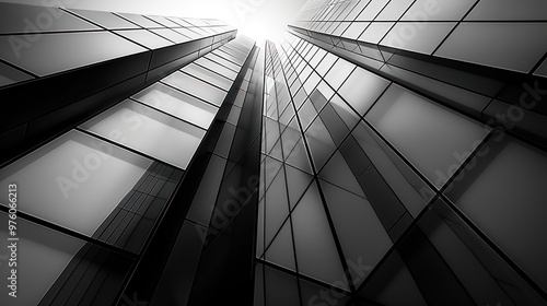 Wallpaper Mural Modern Skyscrapers Architecture Torontodigital.ca