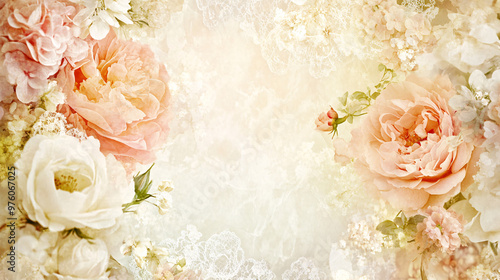 Elegant Floral Watercolor Background