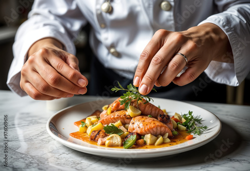 chef preparing food